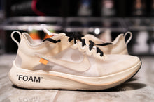 Load image into Gallery viewer, Off-White x Zoom Fly SP &#39;The Ten&#39; - AJ4588 100 (Size 7.5 -  Worn)
