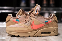 Load image into Gallery viewer, Off-White x Air Max 90 &#39;Desert Ore&#39;  -  AA7293 200 (Size 6.5 -  Worn)
