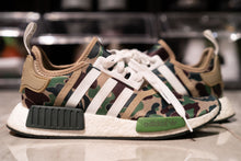 Load image into Gallery viewer, A Bathing Ape x NMD_R1 &#39;Olive Camo&#39; - BA7326 (Size 7 -  Worn)
