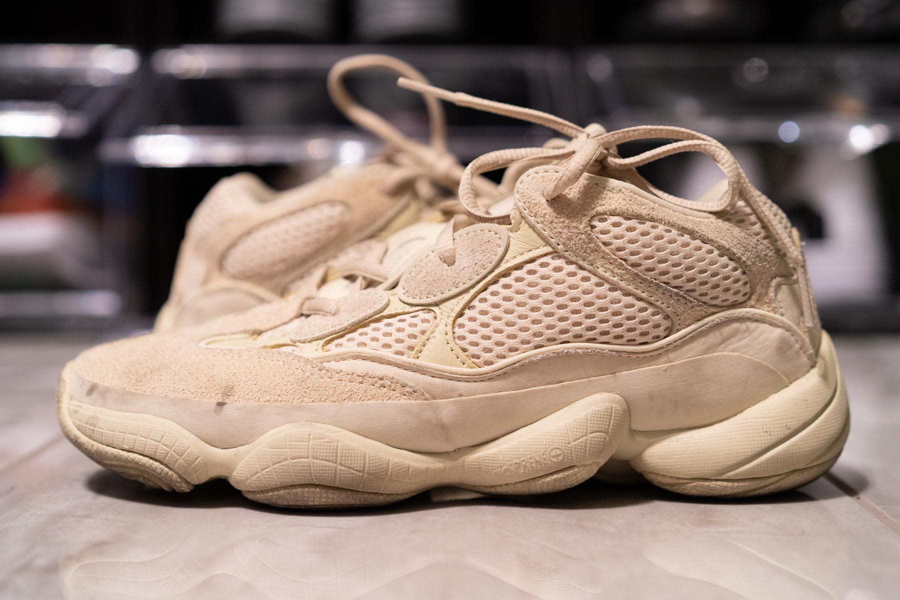 Yeezy 500 Super Moon Yellow DB2966 Size 6.5 Worn